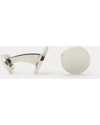 Ralph Lauren - Sterling Round Cuff Links - Lyst