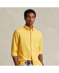 Polo Ralph Lauren - Camisa Oxford Slim Fit Teñida En Prenda - Lyst