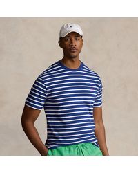 Polo Ralph Lauren - Ralph Lauren Striped Jersey Crewneck T-shirt - Lyst