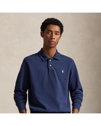 Polo Ralph Lauren - Loopback Fleece Collared Sweatshirt - Lyst