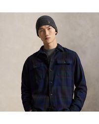 Polo Ralph Lauren - Classic Fit Plaid Suede-Trim Twill Shirt - Lyst