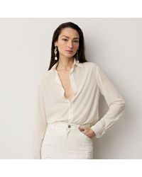 Ralph Lauren - Adrien Relaxed Fit Embellished Shirt - Lyst