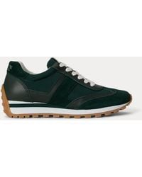 Ralph Lauren - Dani Colour-Blocked Leather Trainers - Lyst