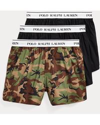 Polo Ralph Lauren 3 Stuks Katoenen Boxershorts Met Stretch - Meerkleurig