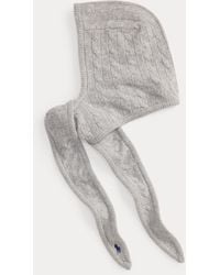 Polo Ralph Lauren - Cable-Knit Wool-Cashmere Wrap Snood - Lyst