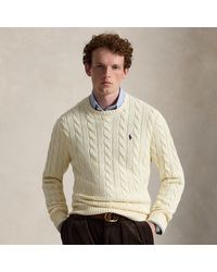 Polo Ralph Lauren - Cable-Knit Cotton Jumper - Lyst