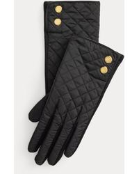 Ralph Lauren - Gesteppte Touchscreen-Handschuhe - Lyst