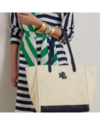 Ralph Lauren - Canvas Large Cameryn Tote Bag - Lyst