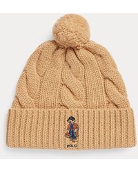 Polo Ralph Lauren - Polo Bear Wool-blend Pom-pom Hat - Lyst