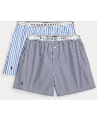 Polo Ralph Lauren - 2Er-Pack Gestreifte Baumwoll-Boxershorts - Lyst