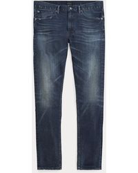 Heren Kleding voor voor Jeans voor Slim jeans Polo Ralph Lauren Denim Slim-fit Jeans in het Blauw voor heren 
