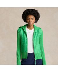 RLX Ralph Lauren - Ralph Lauren Hybrid Funnelneck Sweater Jacket - Lyst