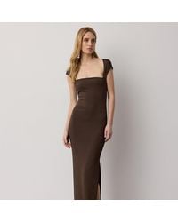 Ralph Lauren - Waverley Matte Jersey Evening Dress - Lyst