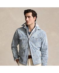 Polo Ralph Lauren - Indigo Plaid Overshirt - Lyst