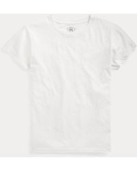 RRL - Cotton Jersey Crewneck T-shirt - Lyst