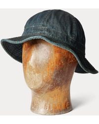 RRL - Denim Bucket Hat - Lyst