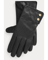 Ralph Lauren - Ralph Lauren Sheepskin Tech Gloves - Lyst