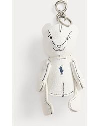 Polo Ralph Lauren - Ralph Lauren Polo Bear Leather Bag Charm - Lyst