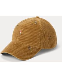 Polo Ralph Lauren - Cappellino in velluto a coste con anatre ricamate - Lyst