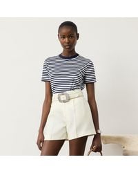 Ralph Lauren - Hallie Striped Cotton Jersey T-Shirt - Lyst