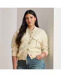 Ralph Lauren - Ralph Lauren Linen-Blend Bomber Jacket - Lyst