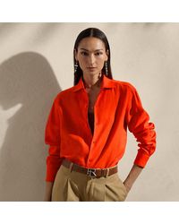Ralph Lauren - Relaxed-Fit Capri-Hemd Aus Leinen - Lyst