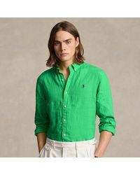 Polo Ralph Lauren - Camisa de lino Slim Fit - Lyst