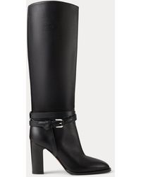 Ralph Lauren - Donnely 90 Mm Calfskin Boot - Lyst