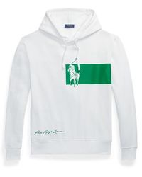 Polo Ralph Lauren - Fleece-Kapuzenshirt mit Logo - Lyst