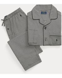 Polo Ralph Lauren - Jacquard-Knit Pyjama Set - Lyst