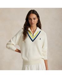 Ralph Lauren - Jersey De Críquet Con Cremallera Corta - Lyst