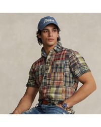Polo Ralph Lauren - Camicia patchwork in madras Classic-Fit - Lyst