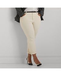 Lauren by Ralph Lauren - Curve - Relaxed Tapered Ankle Jean - Lyst