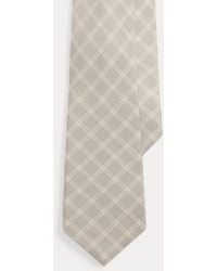 Ralph Lauren - Windowpane Cashmere-Silk Tie - Lyst