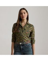 Ralph Lauren - Classic Fit Katoenen Voile Overhemd - Lyst