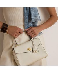 Ralph Lauren - Nappa Leather Small Farrah Soft Satchel - Lyst