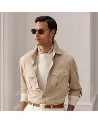 Ralph Lauren - Suede Overshirt - Lyst
