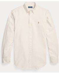Polo Ralph Lauren - Custom Fit Striped Oxford Shirt - Lyst
