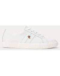 Ralph Lauren - Ledersneaker Janson Ii - Lyst