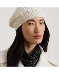 Ralph Lauren - Cable-Knit Beret - Lyst