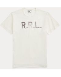 RRL - Rundhals-T-Shirt aus Jersey mit Logo - Lyst
