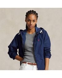 Polo Ralph Lauren - Washed Twill Hooded Jacket - Lyst