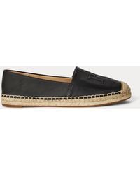 Ralph Lauren - Cameryn Nappa Leather Espadrille - Lyst