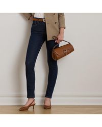 Ralph Lauren - High-Rise Skinny Ankle Jean - Lyst