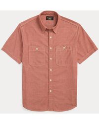 RRL - Selvedge-Detailed Chambray Workshirt - Lyst