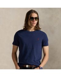 Polo Ralph Lauren - Custom Slim Fit Jersey Crewneck T-shirt - Lyst