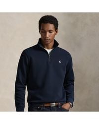 Polo Ralph Lauren - Double-Knit Quarter-Zip Pullover - Lyst