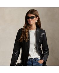 Polo Ralph Lauren - Single-Breasted Lambskin Blazer - Lyst