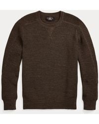 RRL - Waffle-Knit Cotton-Wool Jumper - Lyst