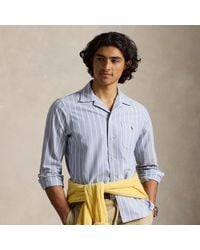 Polo Ralph Lauren - Classic Fit Striped Oxford Camp Shirt - Lyst
